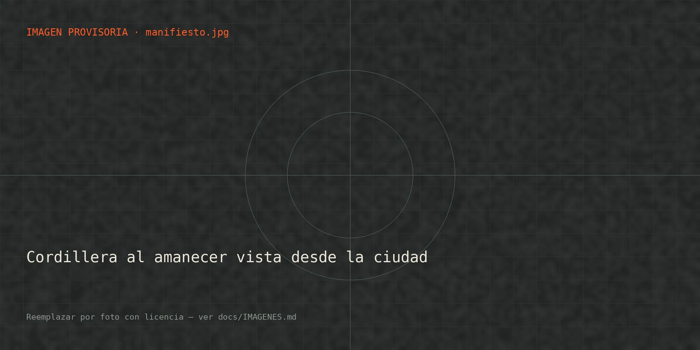 Imagen provisoria del manifiesto